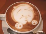 カプチーノの顔